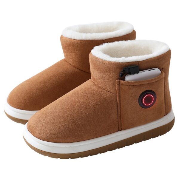 Buy Electric Heating Shoes Rechargeable Foot Warmer Artifact Heating Home Shoes Winter Warm Temperature Regulating Cotton Shoes - High-Quality & Affordable - Image 8