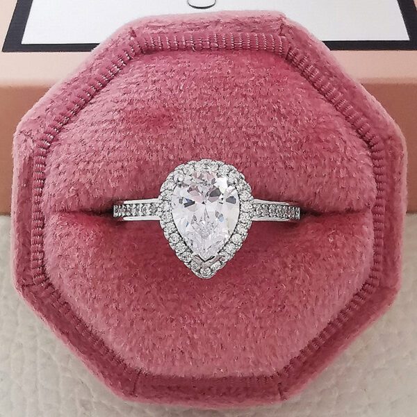 Buy Fashion Jewelry Luxury Multicolor Charm Cubic Zirconia Wedding Rings For Women T Shape Stone Party Jewelry Gifts - High-Quality & Affordable - Image 6