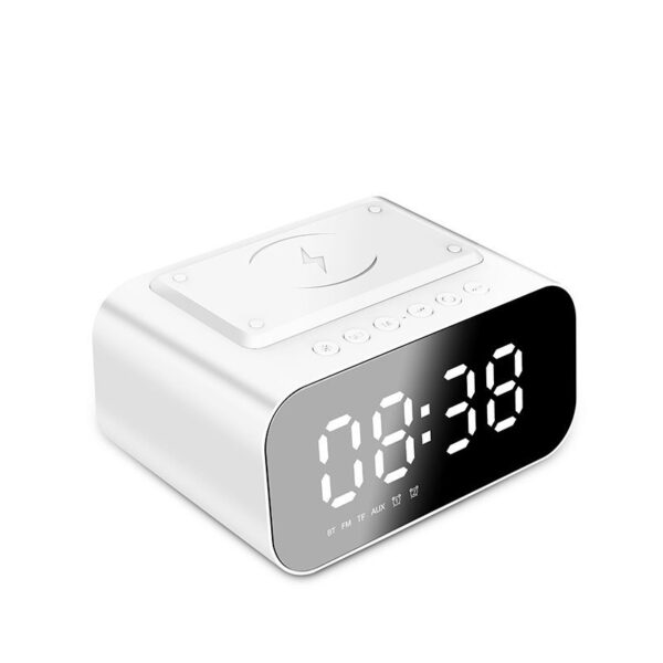Buy Wireless Charging Bluetooth Speaker Clock Led Alarm Clock Audio Wireless Charging Bluetooth Speaker - High-Quality & Affordable - Image 3