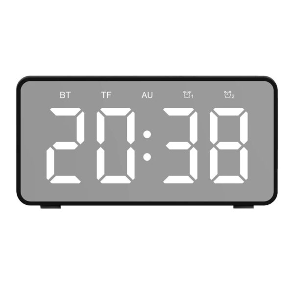Buy Wireless Charging Bluetooth Speaker Clock Led Alarm Clock Audio Wireless Charging Bluetooth Speaker - High-Quality & Affordable - Image 2