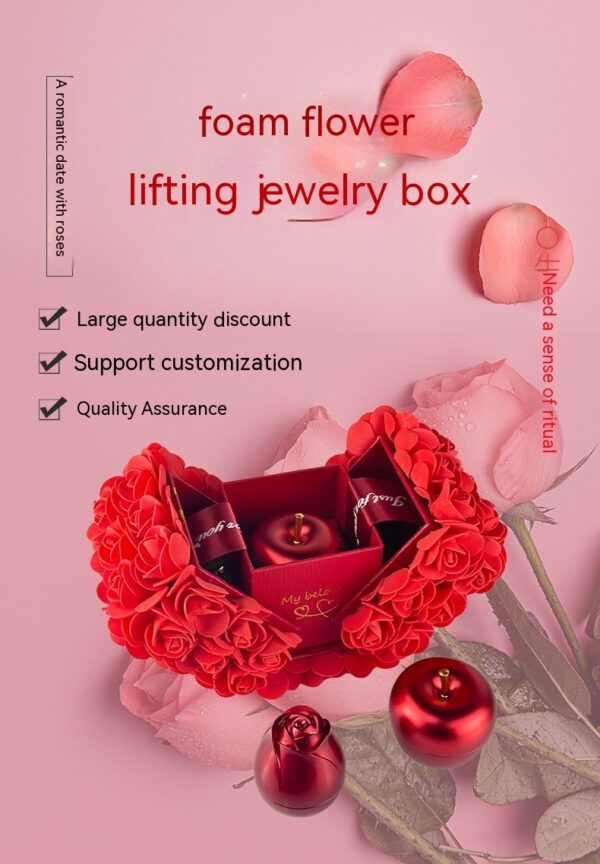 Buy Valentines Day Gift Soap Rose Gift Box Crystal Pendant Necklace Eternal Flower Jewelry Box Set Wedding Birthday Gift For Girlfriend - High-Quality & Affordable - Image 8