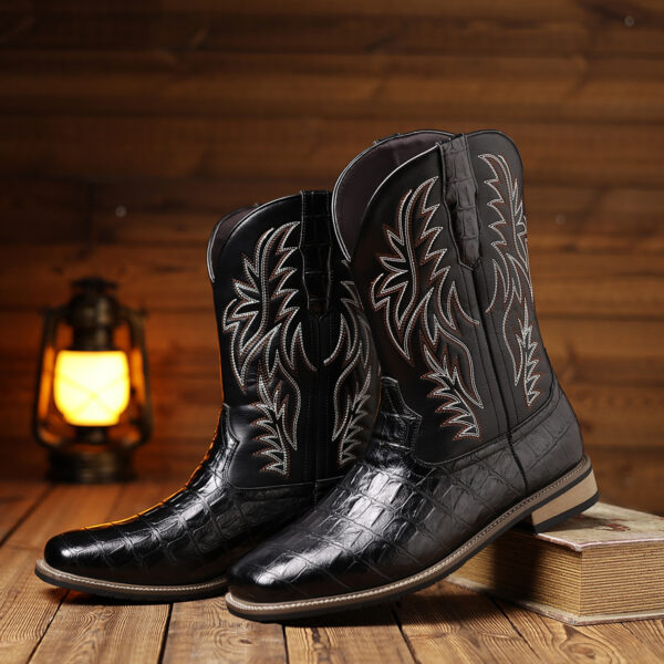 Buy Pattern Wooden Root High-top Embroidery Retro - High-Quality & Affordable - Image 5