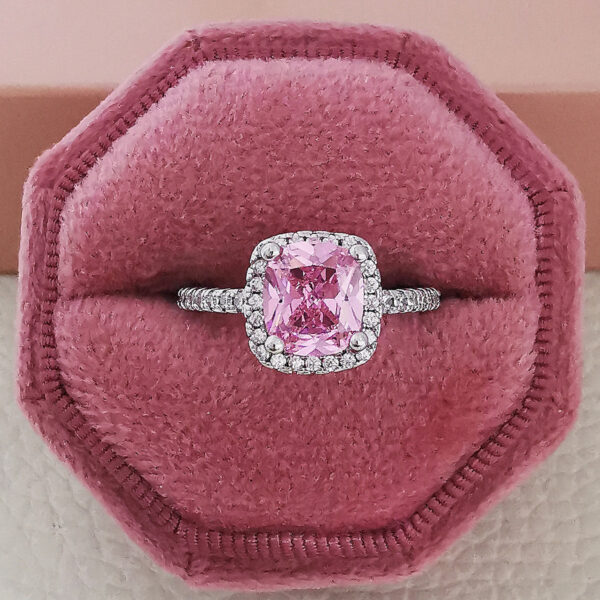 Buy Fashion Jewelry Luxury Multicolor Charm Cubic Zirconia Wedding Rings For Women T Shape Stone Party Jewelry Gifts - High-Quality & Affordable - Image 7