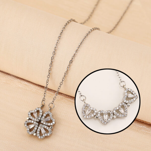 Buy Variety Four-leaf Clover Non-fading Light Luxury Titanium Steel Necklace - High-Quality & Affordable - Image 6