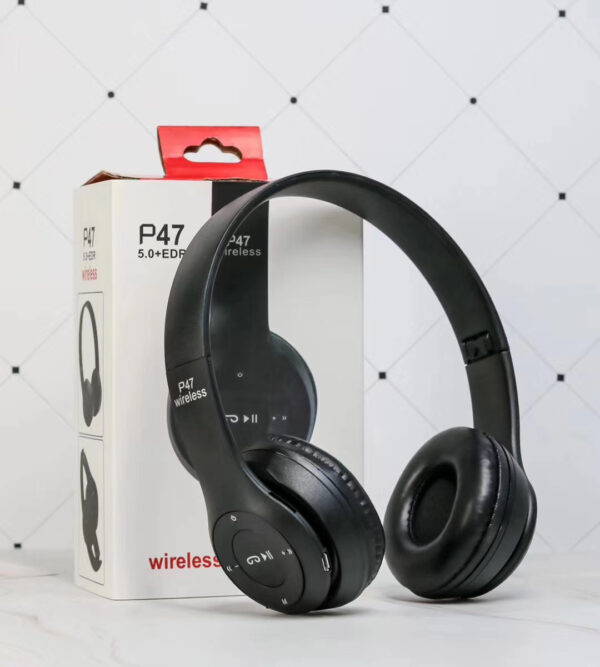 Buy Wireless Headset Foldable Stereo Bass Bluetooth Headphones Kid Girl Helmet Gift,with Mic USB Bluetooth 5.0 Adaptor For TV Gaming - High-Quality & Affordable - Image 5