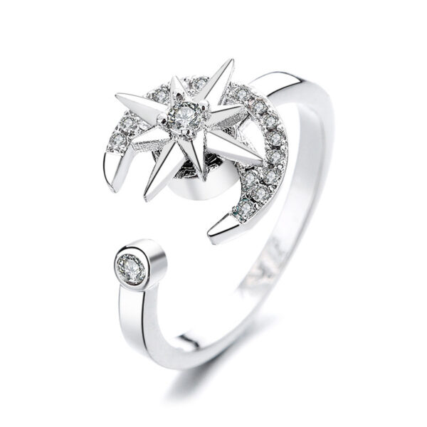 Buy Spinner Ring For Women Flower Bee Elegant Adjustable Stress Release Accessory Female Gothic Jewelry Trendy - High-Quality & Affordable - Image 9