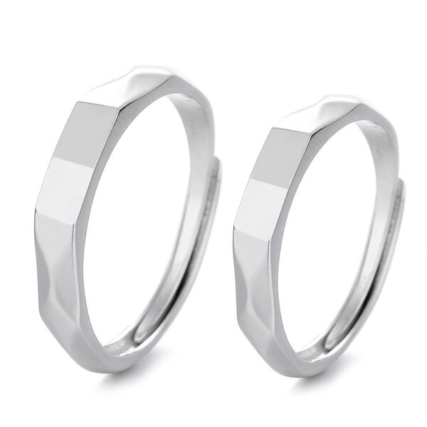 Buy S925 Sterling Silver Rings By Light Reflect Show Surprise Love Pattern Surface Hidden New Jewelry Romantic Party Gift Wedding Engagement - High-Quality & Affordable - Image 5