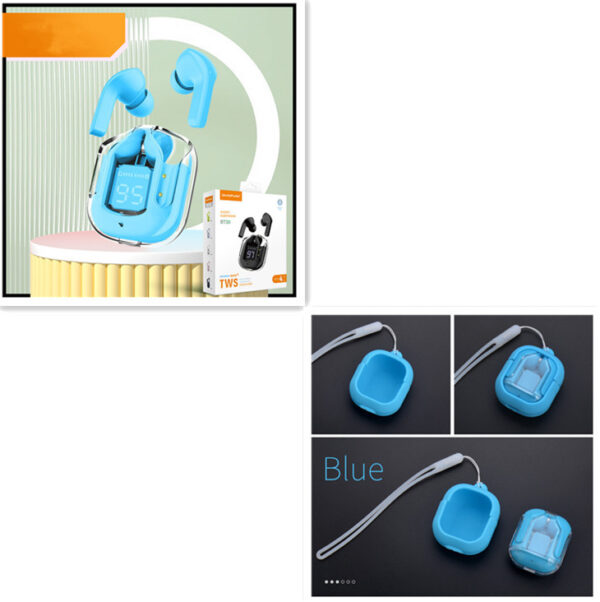 Buy New Mini Transparent Wireless Bluetooth Headset Digital Display ENC Noise Reduction True Wireless Sports Music - High-Quality & Affordable - Image 8
