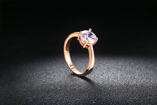 Buy Rose gold and zircon ring - High-Quality & Affordable - Image 5