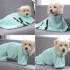 Buy Quick-drying Pet Absorbent Towel Dog Bathrobe Pet Dog Bath Towel For Dogs Cats Microfiber Absorbent Pet Drying Towel Pet Supplies Pet Products - High-Quality & Affordable - Image 4