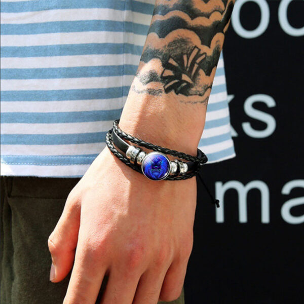 Buy Zodiac Constellation Bracelet Braided Design Bracelet For Men Women Kids - High-Quality & Affordable - Image 2
