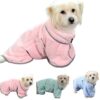Buy Quick-drying Pet Absorbent Towel Dog Bathrobe Pet Dog Bath Towel For Dogs Cats Microfiber Absorbent Pet Drying Towel Pet Supplies Pet Products - High-Quality & Affordable