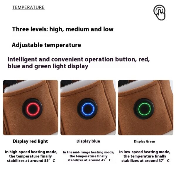 Buy Electric Heating Shoes Rechargeable Foot Warmer Artifact Heating Home Shoes Winter Warm Temperature Regulating Cotton Shoes - High-Quality & Affordable - Image 5