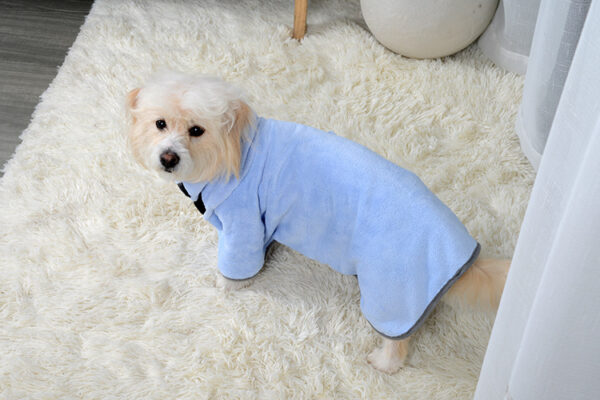 Buy Quick-drying Pet Absorbent Towel Dog Bathrobe Pet Dog Bath Towel For Dogs Cats Microfiber Absorbent Pet Drying Towel Pet Supplies Pet Products - High-Quality & Affordable - Image 5
