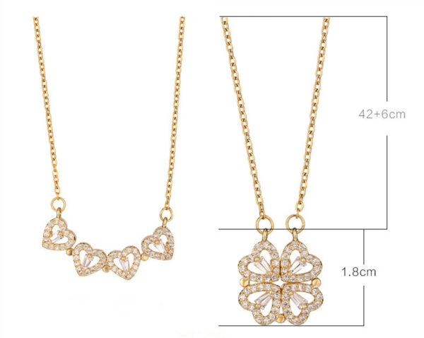 Buy Variety Four-leaf Clover Non-fading Light Luxury Titanium Steel Necklace - High-Quality & Affordable - Image 9