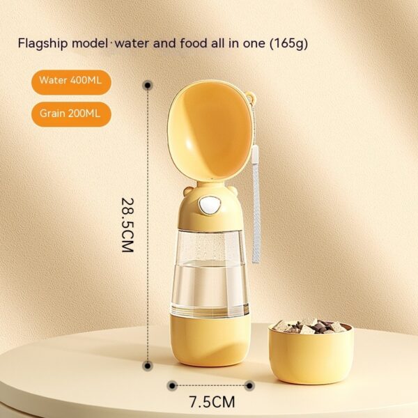 Buy Portable Dog Water Bottle Food And Water Container For Pet Pets Feeder Bowl Outdoor Travel Drinking Bowls Water Dispenser - High-Quality & Affordable - Image 2