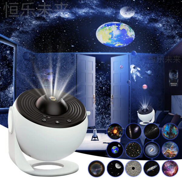 Buy Night Light Galaxy Projector Starry Sky Projector 360 Rotate Planetarium Lamp For Kids Bedroom Valentines Day Gift Wedding Deco - High-Quality & Affordable - Image 9