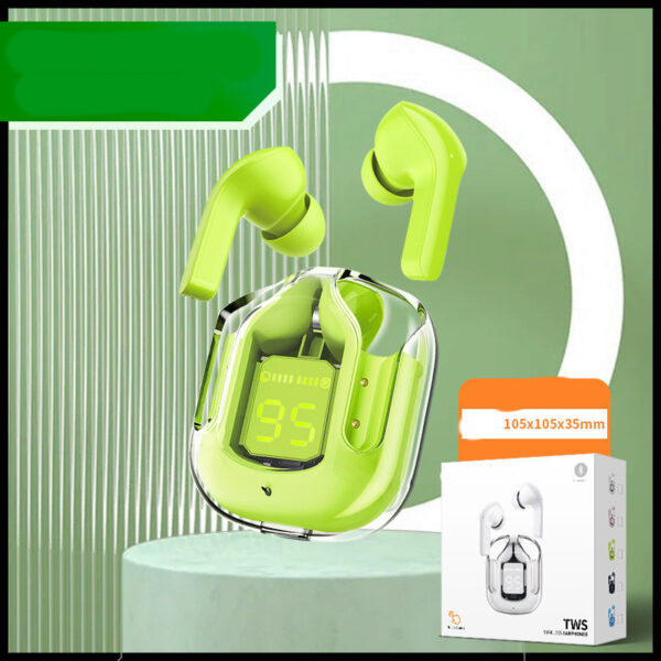 Buy New Mini Transparent Wireless Bluetooth Headset Digital Display ENC Noise Reduction True Wireless Sports Music - High-Quality & Affordable - Image 9