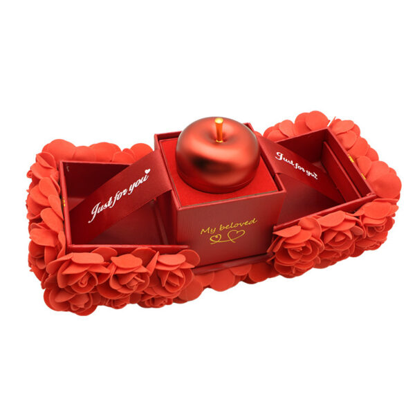 Buy Valentines Day Gift Soap Rose Gift Box Crystal Pendant Necklace Eternal Flower Jewelry Box Set Wedding Birthday Gift For Girlfriend - High-Quality & Affordable - Image 5