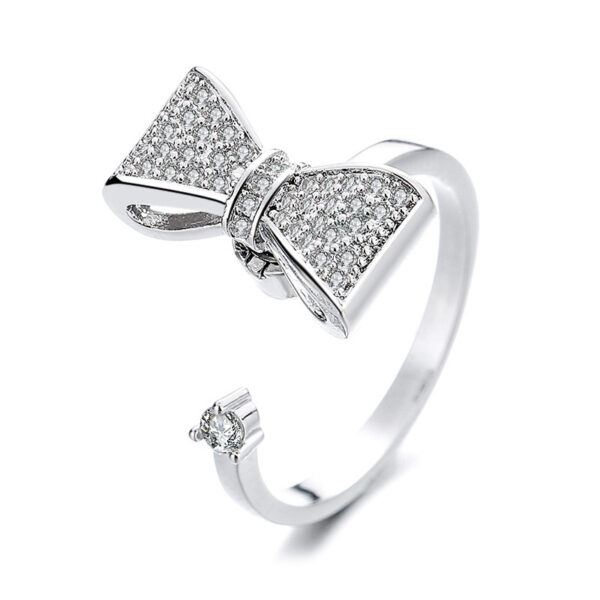 Buy Spinner Ring For Women Flower Bee Elegant Adjustable Stress Release Accessory Female Gothic Jewelry Trendy - High-Quality & Affordable - Image 6