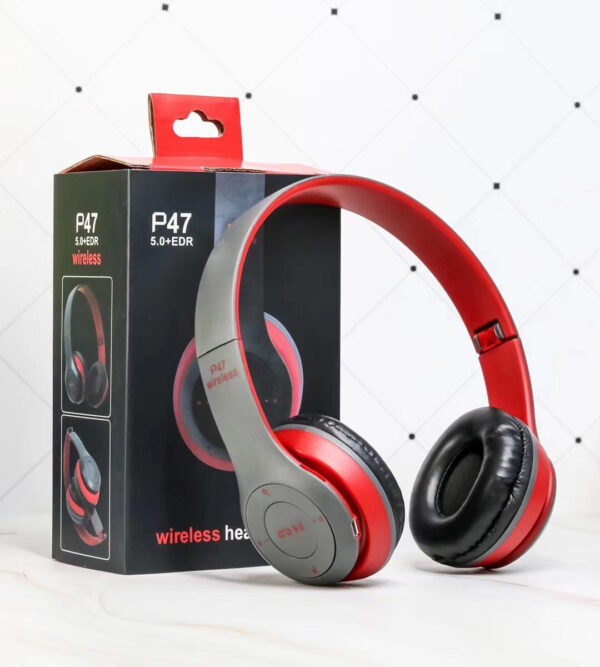 Buy Wireless Headset Foldable Stereo Bass Bluetooth Headphones Kid Girl Helmet Gift,with Mic USB Bluetooth 5.0 Adaptor For TV Gaming - High-Quality & Affordable - Image 4