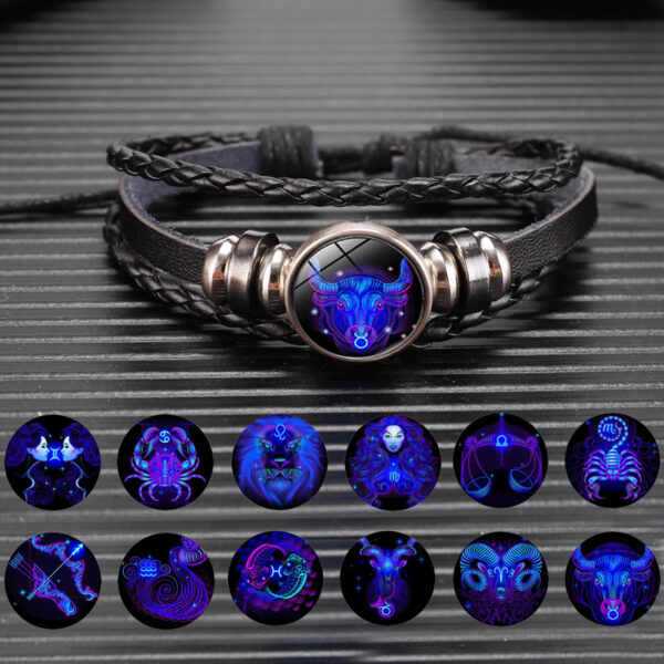 Buy Zodiac Constellation Bracelet Braided Design Bracelet For Men Women Kids - High-Quality & Affordable