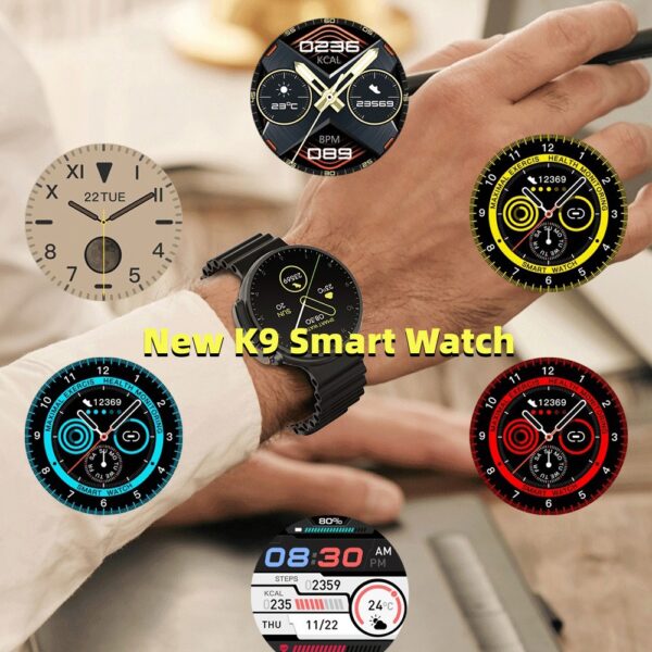 Buy New K9 Smart Watch 1.39 Round Screen Encoder True Screw Clip Wireless Charging NFC Offline And Payment Function - High-Quality & Affordable - Image 10