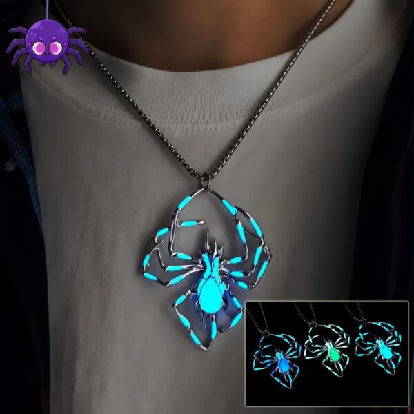 Buy Halloween Creative Stereo Luminous Spider Necklace Jewerly Glowing Night Fluorescence Antique Vintage Glow In The Dark For Men Women Gift Party Halloween Day Club - High-Quality & Affordable