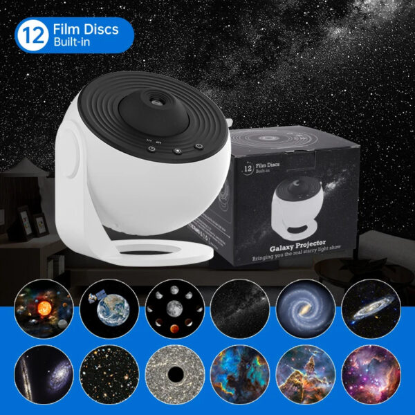 Buy Night Light Galaxy Projector Starry Sky Projector 360 Rotate Planetarium Lamp For Kids Bedroom Valentines Day Gift Wedding Deco - High-Quality & Affordable - Image 4