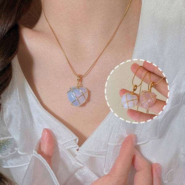 Buy Fashion Moonstone Necklace For Cartoon Princess Love Girl Necklace Novelty Jewelry - High-Quality & Affordable