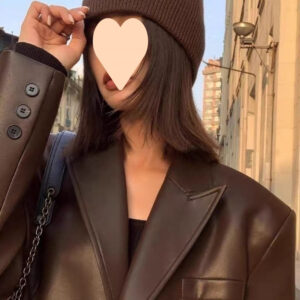 Buy Spring And Autumn Suit Women's Leather Coat - High-Quality & Affordable