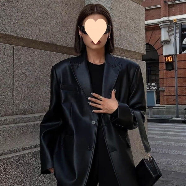 Buy Spring And Autumn Suit Women's Leather Coat - High-Quality & Affordable - Image 5