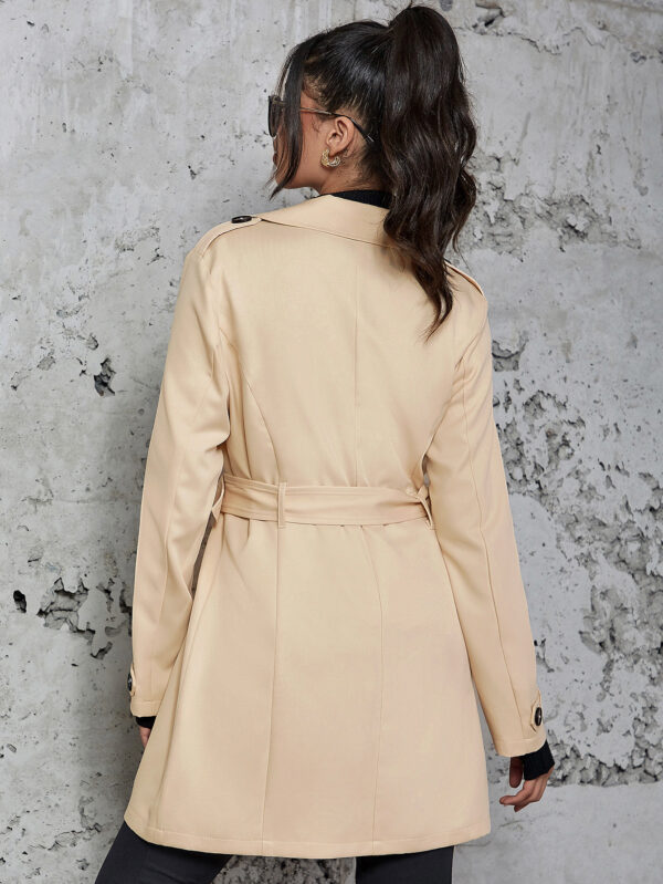 Buy Women's Mid-length Trench Coat British Style Coat - High-Quality & Affordable - Image 2