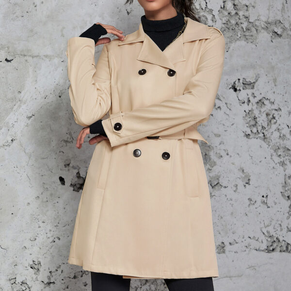 Buy Women's Mid-length Trench Coat British Style Coat - High-Quality & Affordable